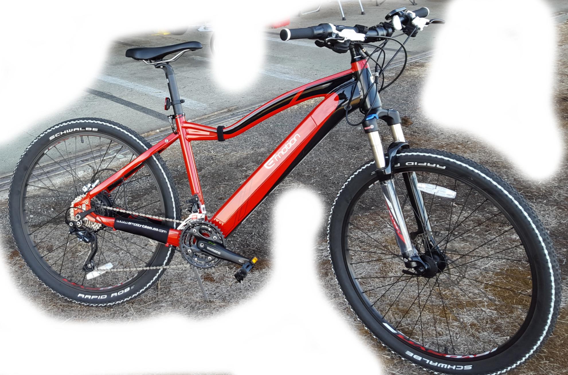 2015 Easy Motion Evo 27.5 Red, Black, and White