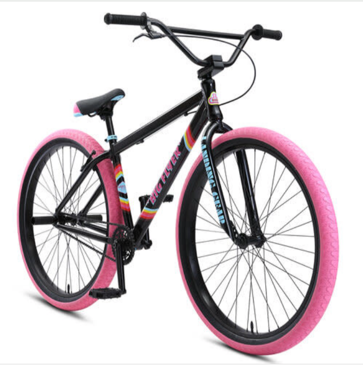 2022 SE Bikes Big Flyer Black and Pink