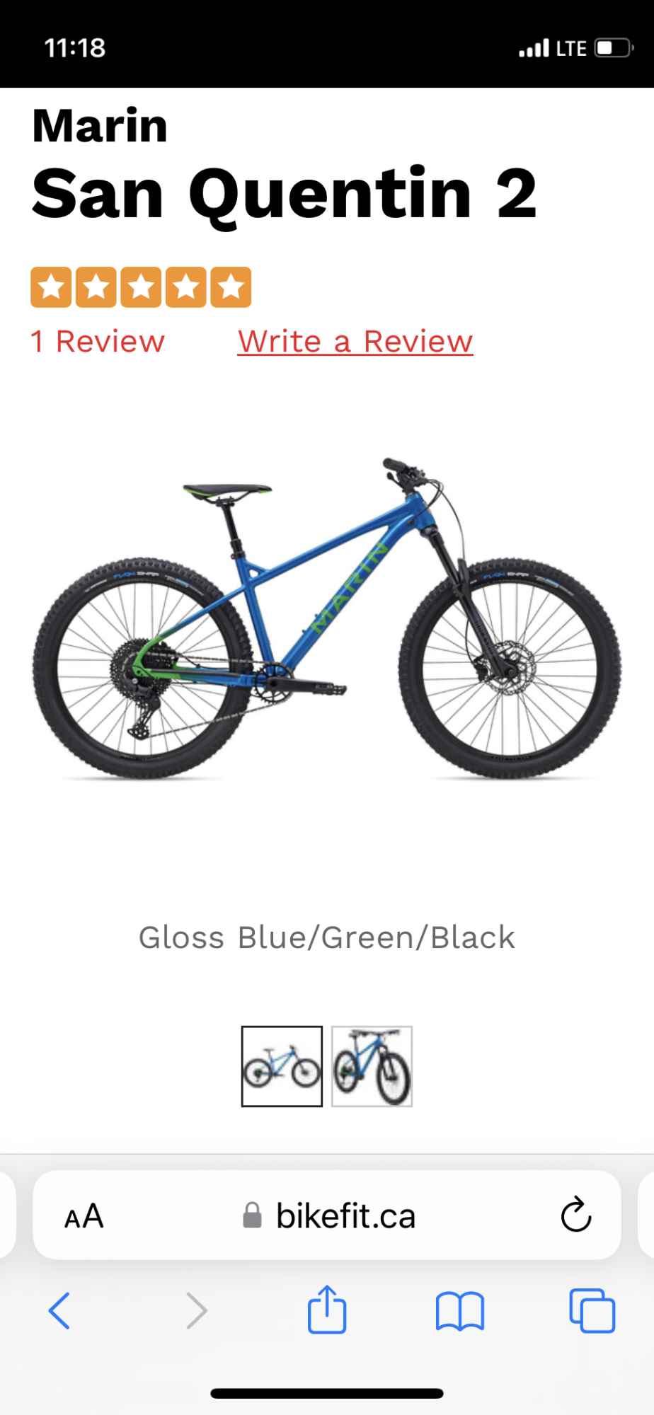 2021 Marin Bikes San Quentin Blue