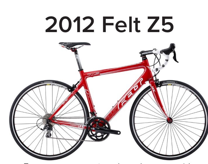 2012 Felt Z5 Red
