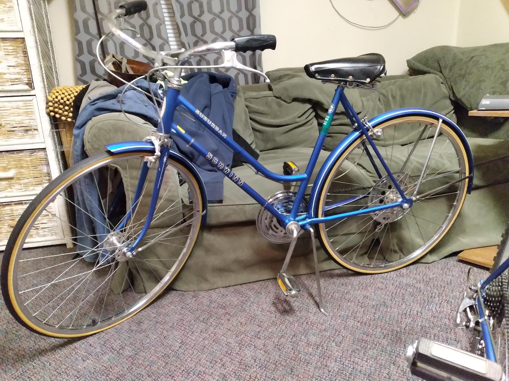 1983 Schwinn Suburban Blue