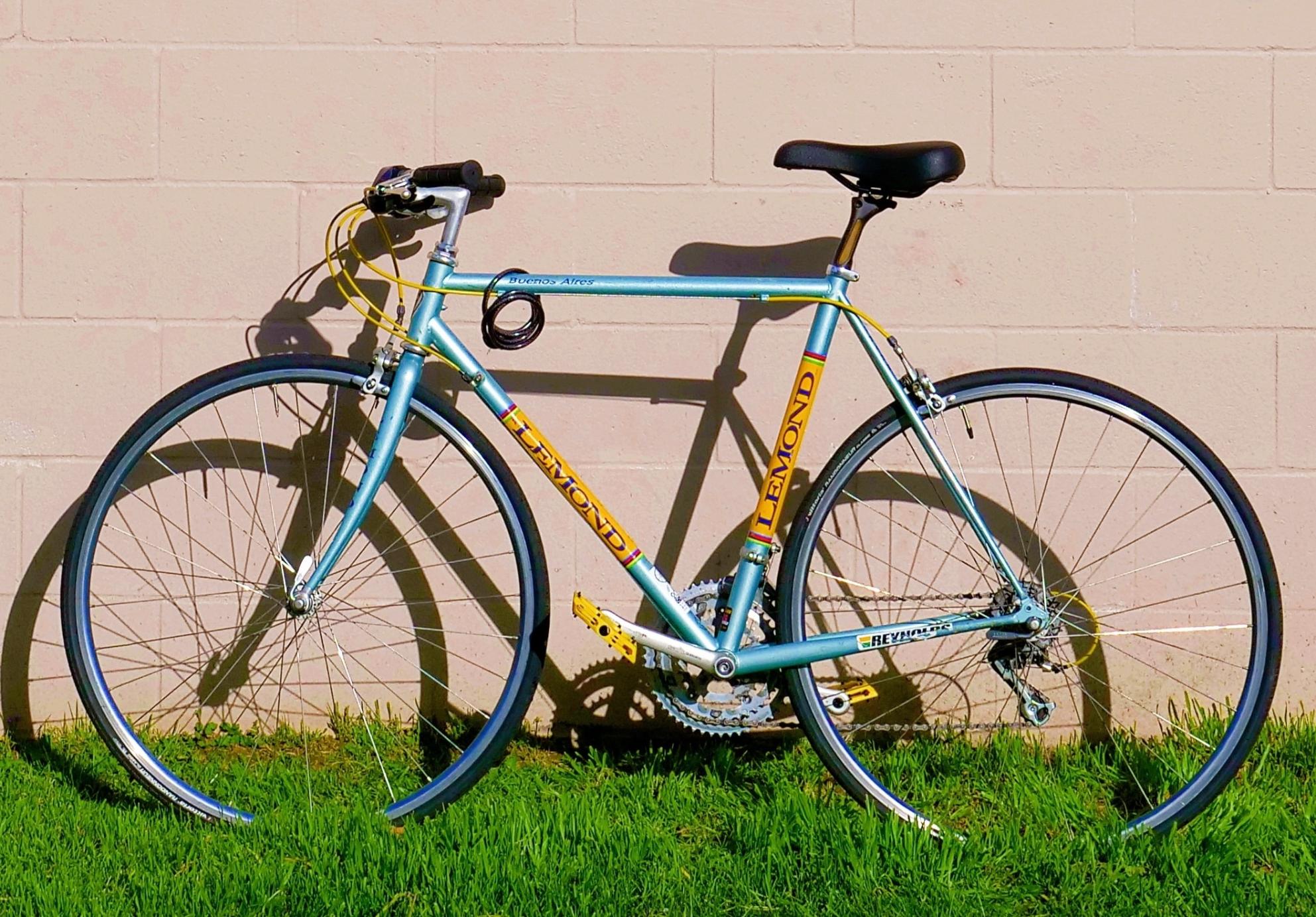 LeMond Reynolds 525 Chrome-Moly Teal and Yellow or Gold