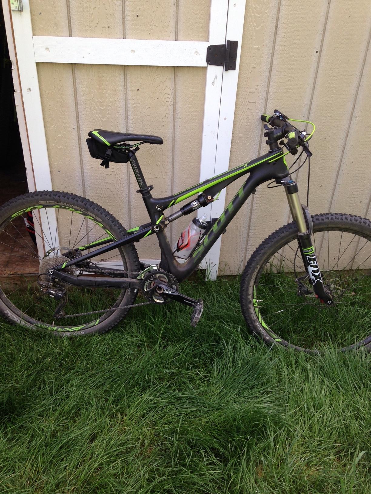 2014 SCOTT Genius Black and Green