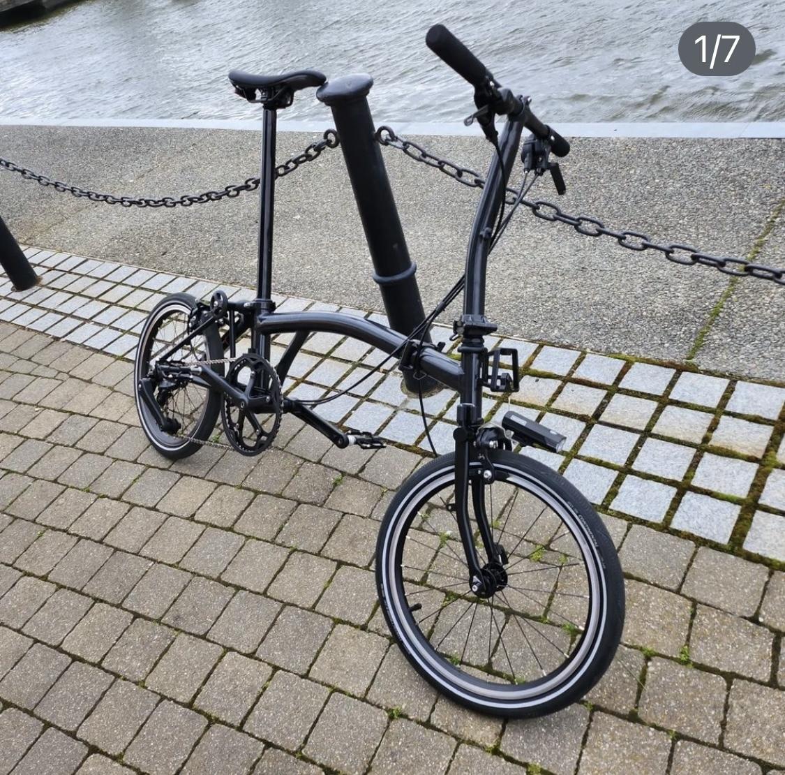 2023 Brompton Bicycle S type Black