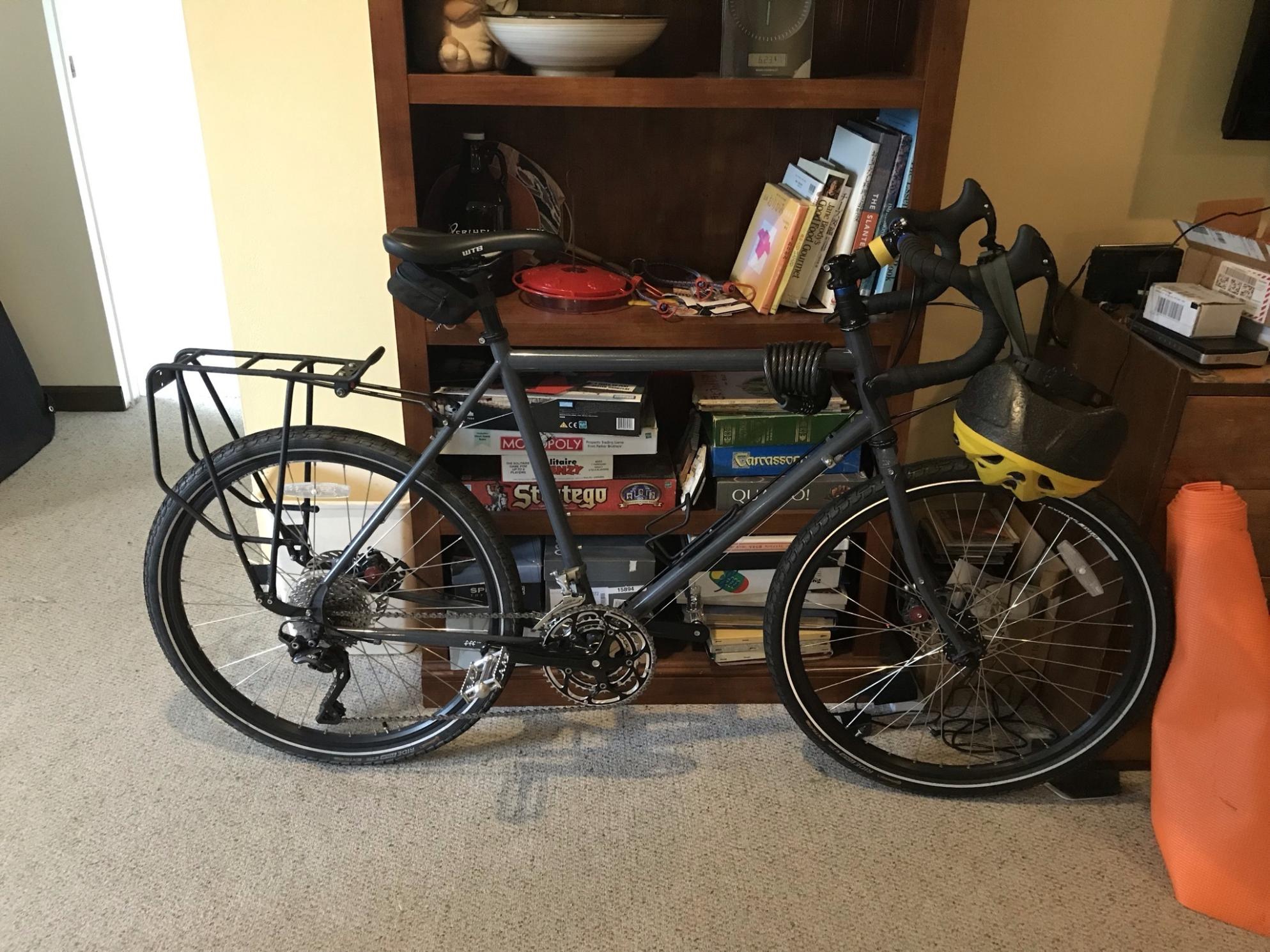 2018 Surly Disc Trucker Silver, gray or bare metal