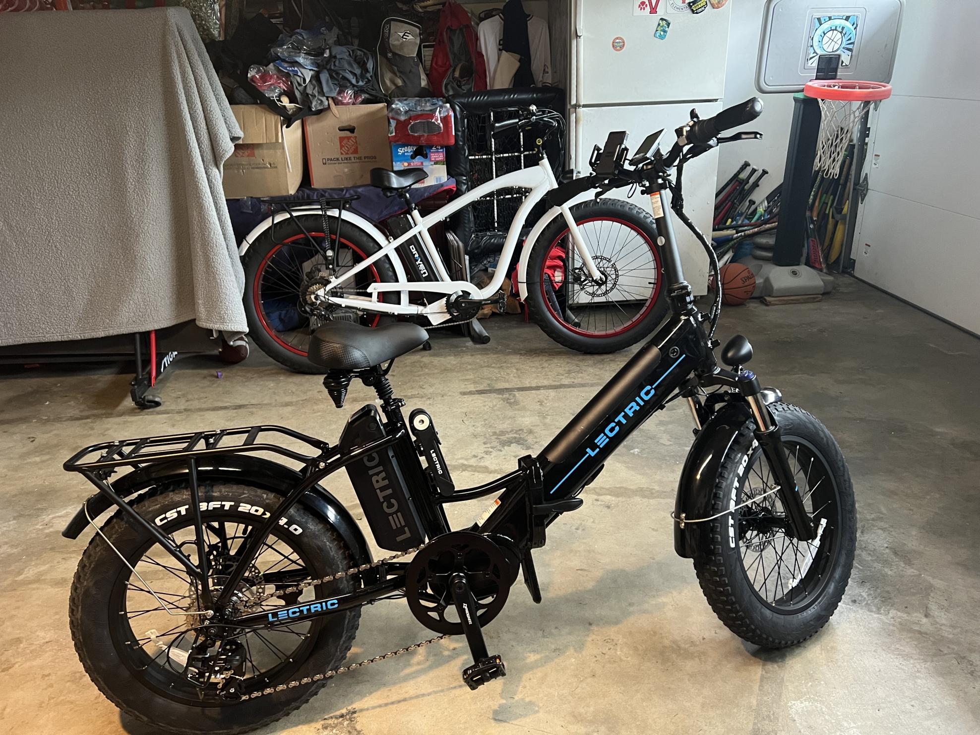 2023 Lectric eBikes Extend range Black