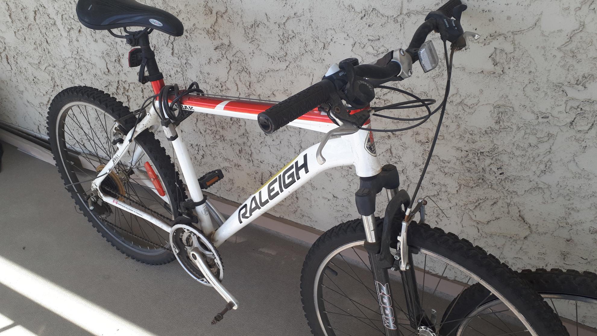 Raleigh White and Red