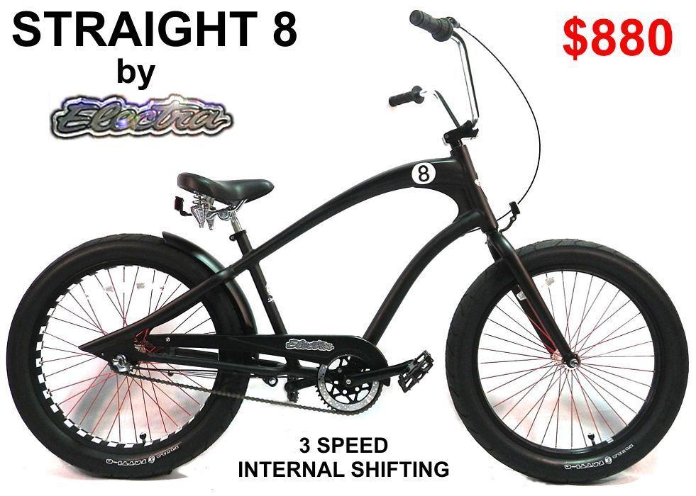 2012 Electra Bicycle Company Straight 8  Black