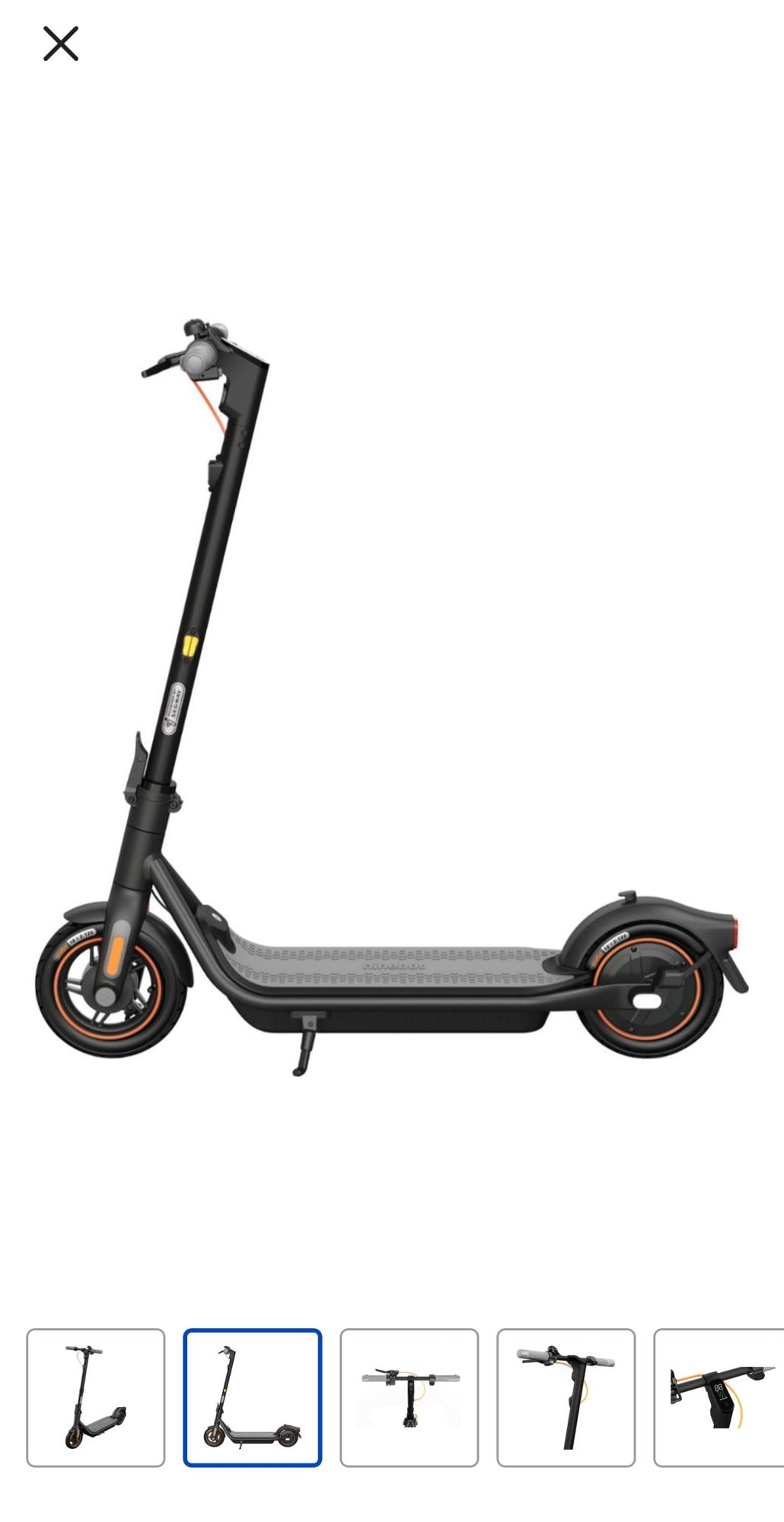 2023 Segway Ninebot N/A e-scooter Black