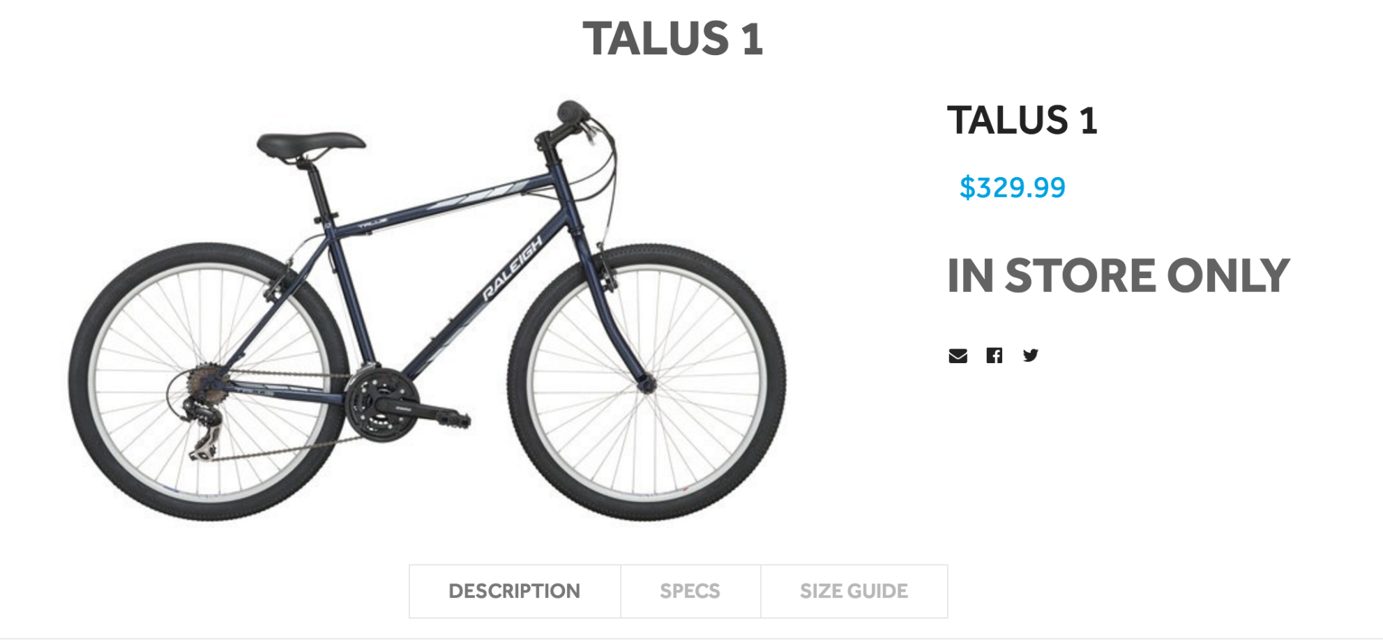 2016 Raleigh Blue