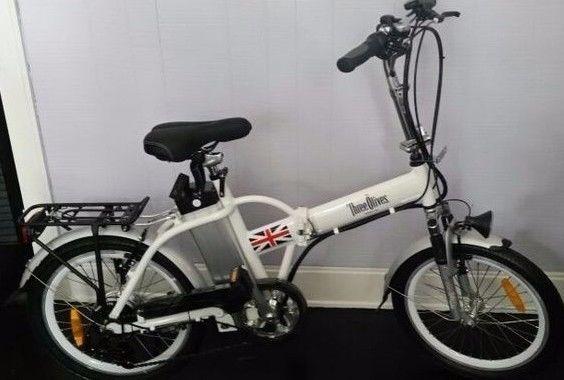 2016 Cemoto/ Three Olives Vodka Three Olives Vodka Folding Electric Bike White