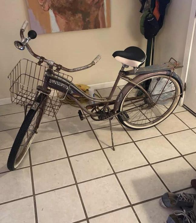 Huffy Cruiser Silver, gray or bare metal