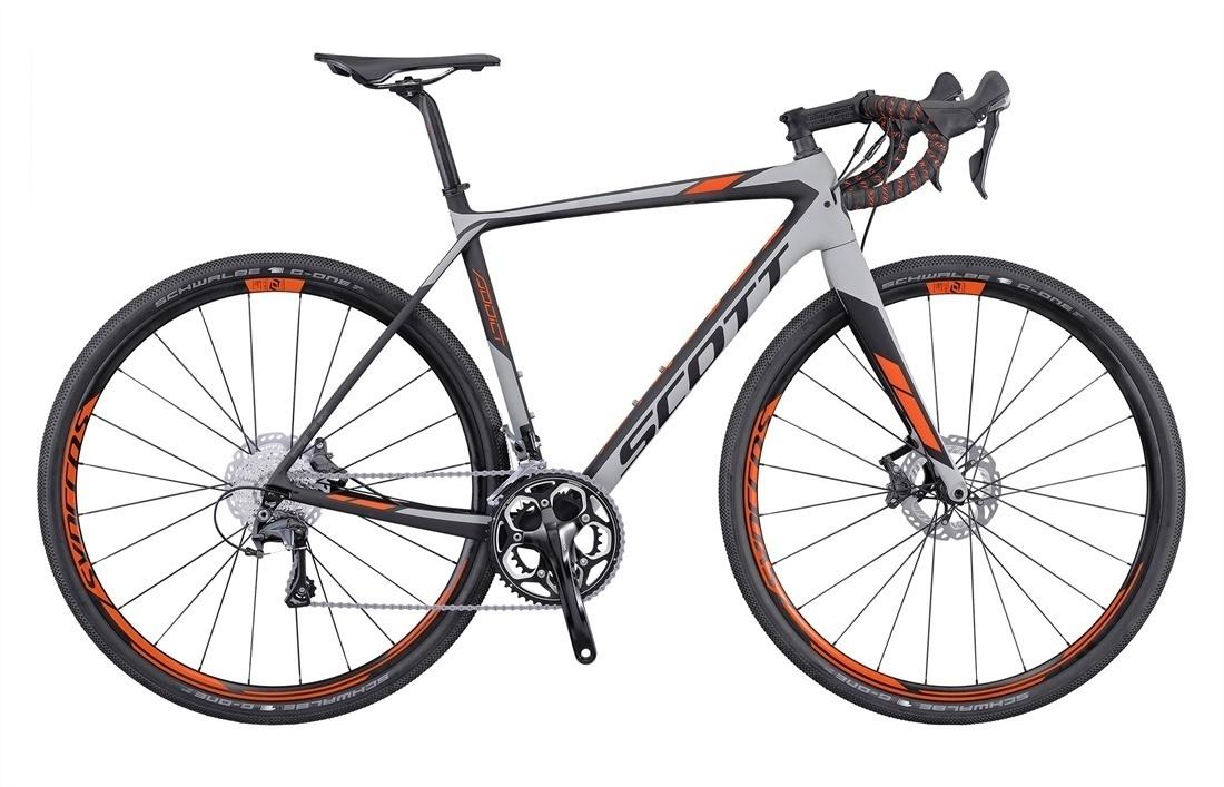 2016 SCOTT GRAVEL Orange, Silver or Gray, and Black