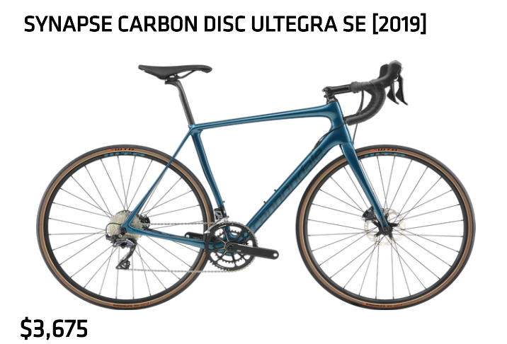 2019 Cannondale SYNAPSE CARBON DISC ULTEGRA SE Teal