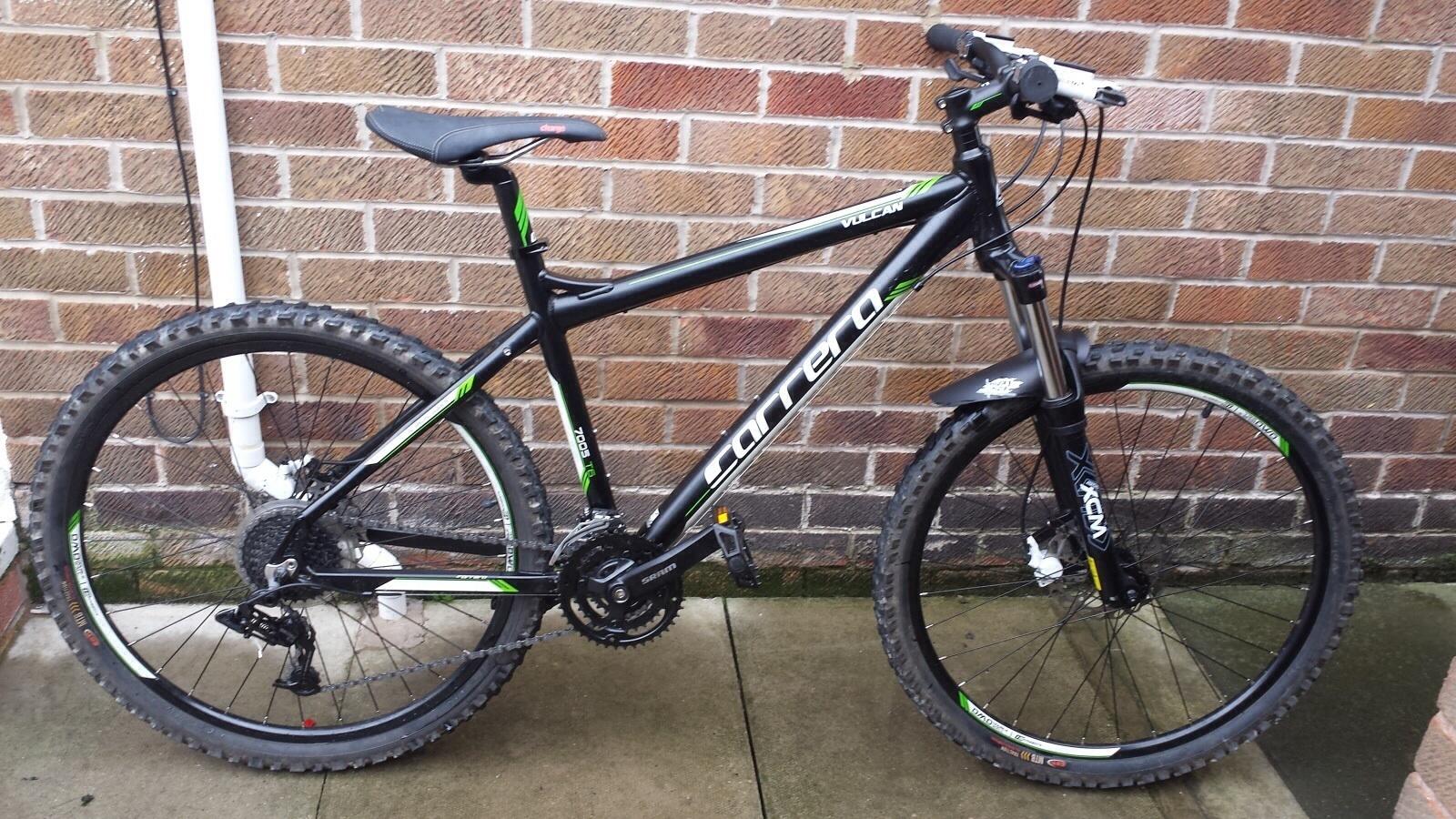 2014 Carrera bicycles Vulcan Black and Green