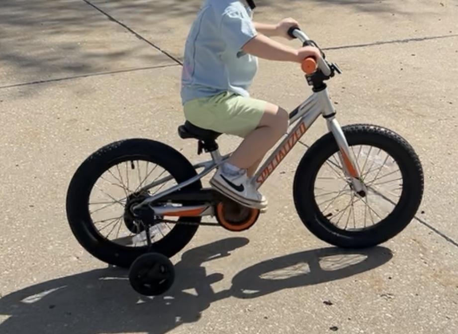 2023 Specialized Rip rock 16 Silver, gray or bare metal and Orange