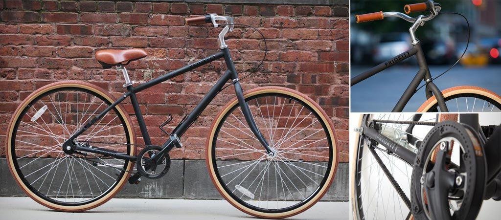 2015 Priority Bicycles Maintenance Free  Black