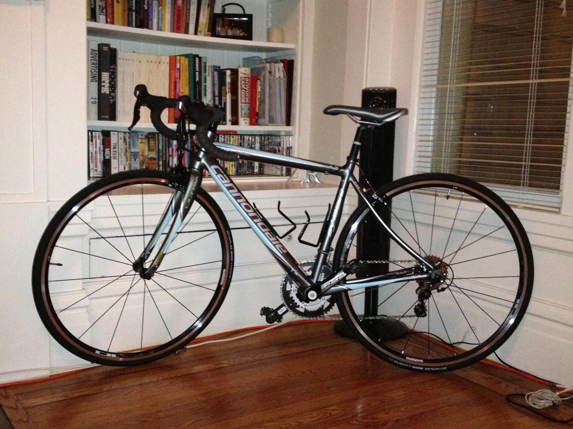 2013 Cannondale Synapse 5 105 Black and Teal