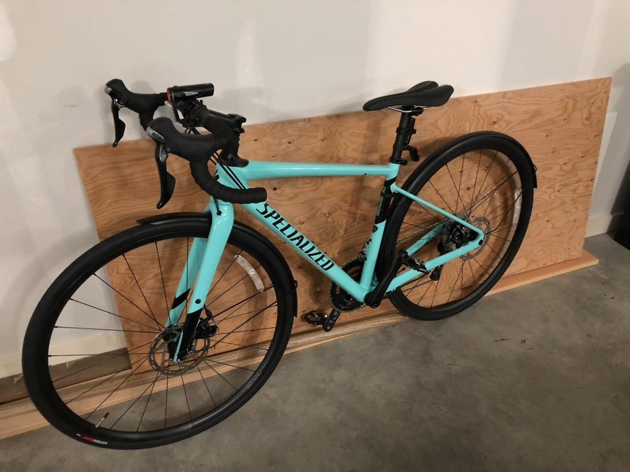 2018 Specialized Diverge Comp E5 Teal and Black