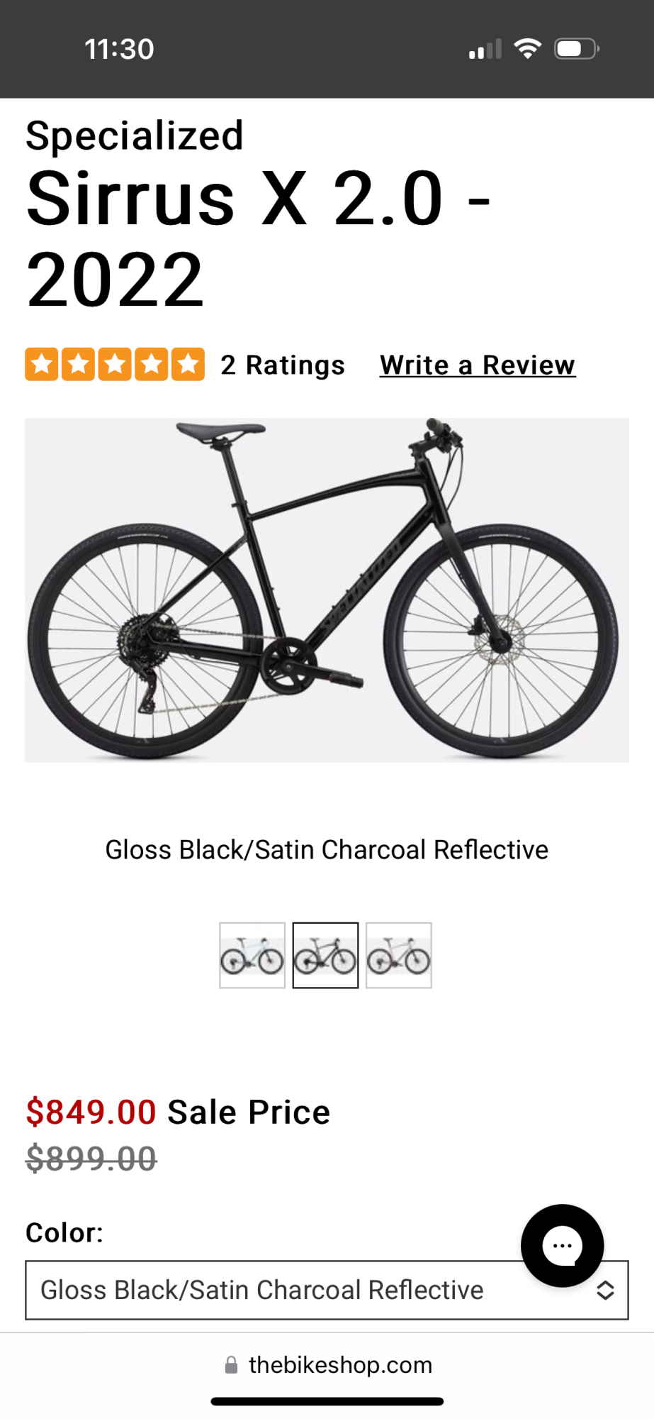 2022 Specialized Black