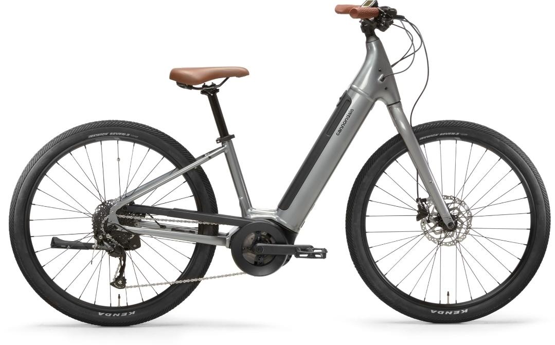 2024 Cannondale Adventure Neo 4 Silver, gray or bare metal