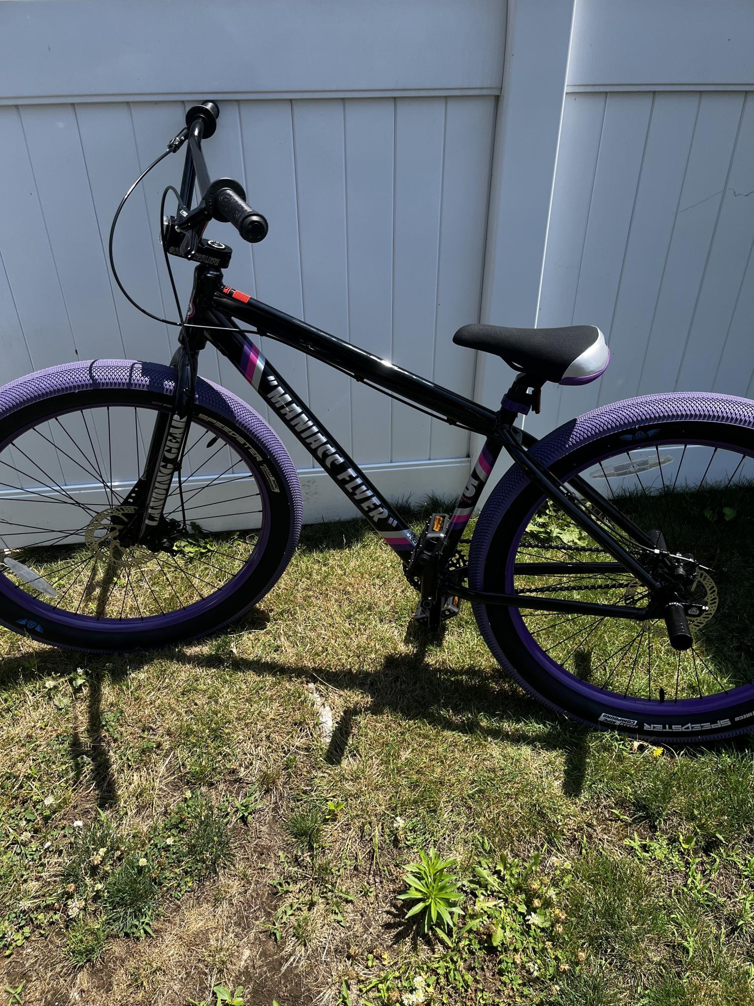 2023 SE Bikes Maniaac Flyer Black and Purple