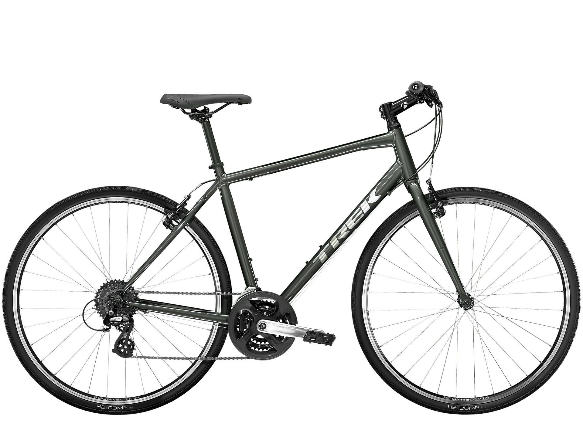 2022 Trek FX 1 Black and Silver, gray or bare metal