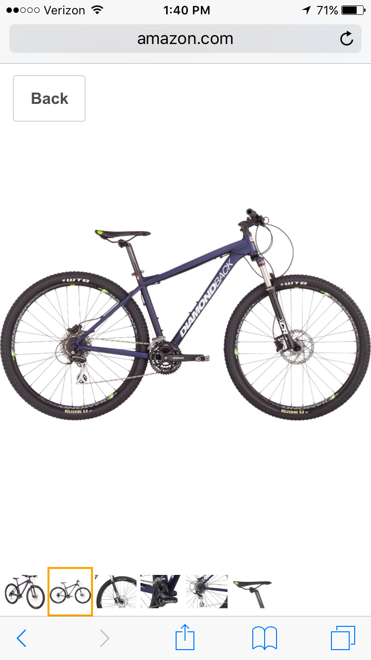 2013 Diamondback Overdrive Sport 29'er Mountain Bike with 29-Inch Wheels Purple, Blue, and Black