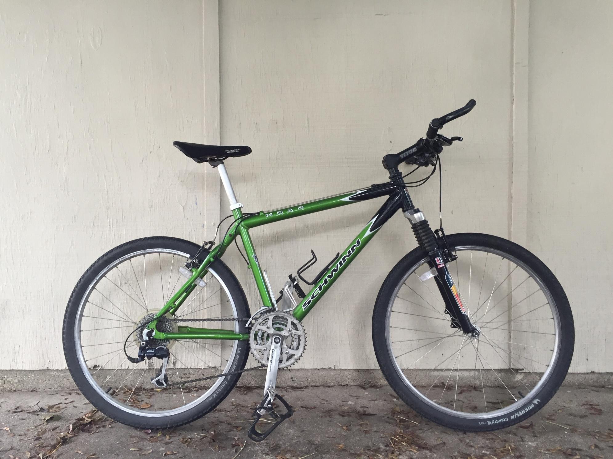 1999 Schwinn Moab 2 Green and Black