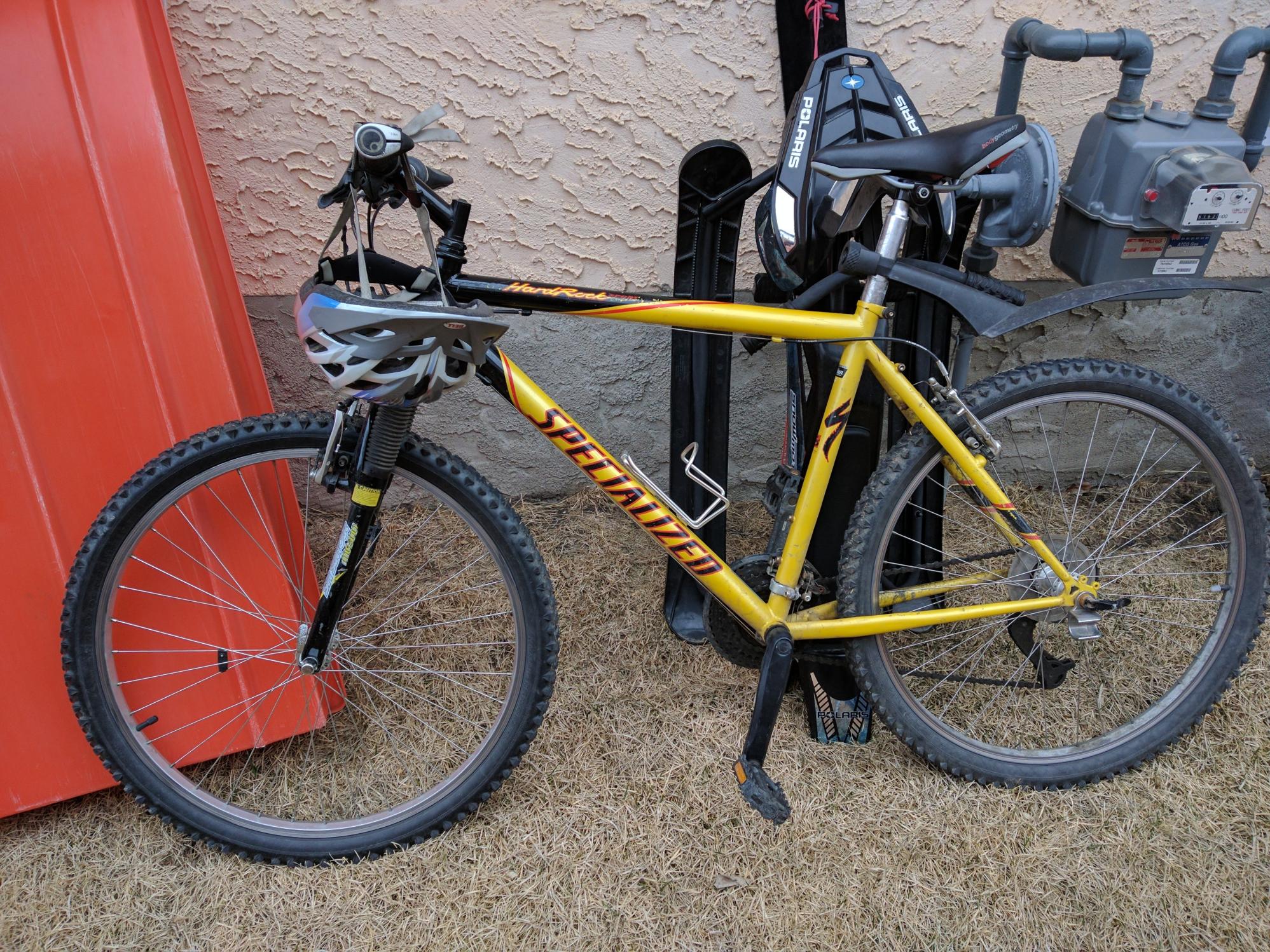 Specialized Hardrock Sport Yellow or Gold and Black