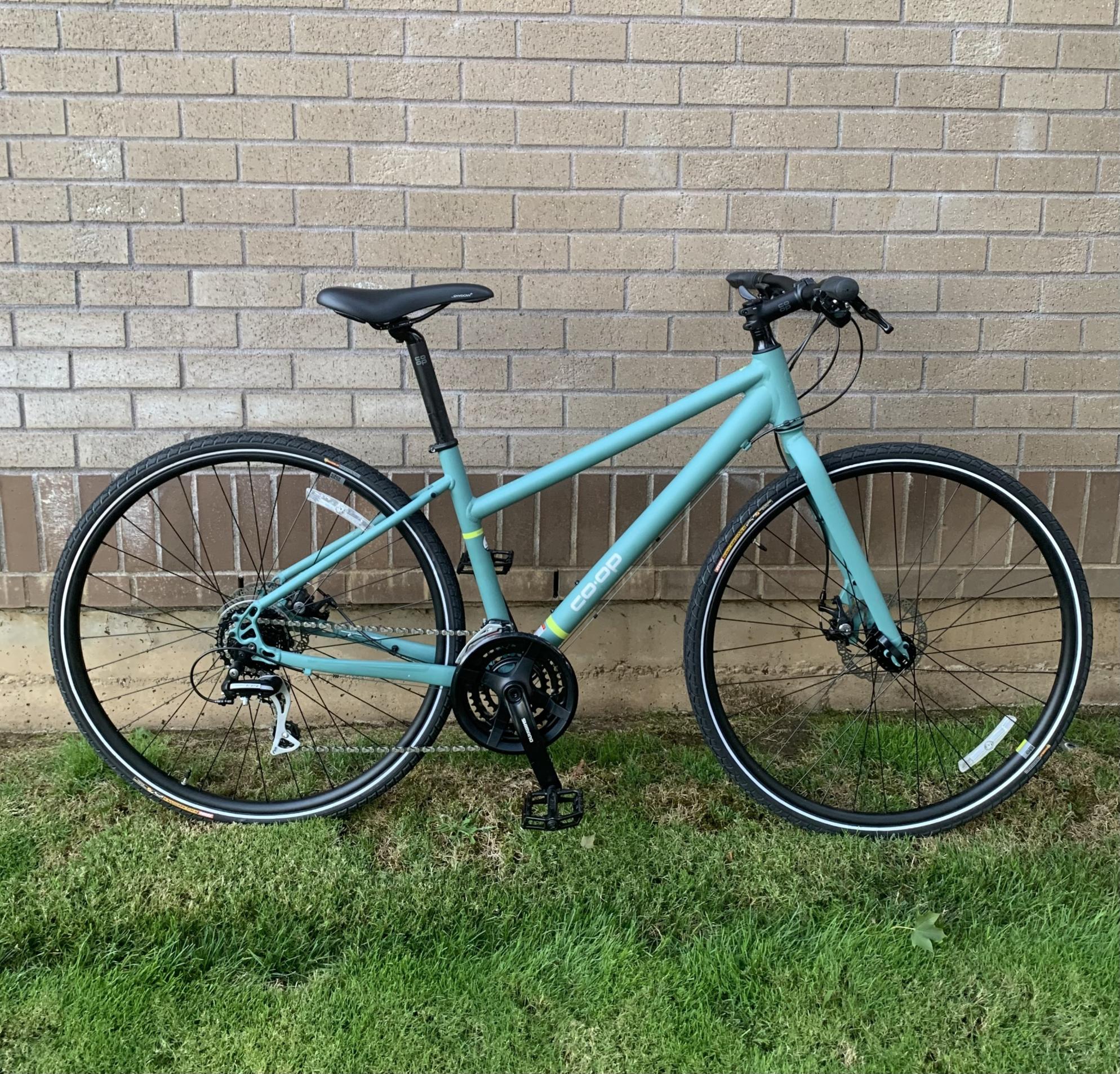 REI Co-op CTY 1.1 Hybrid, step through Teal