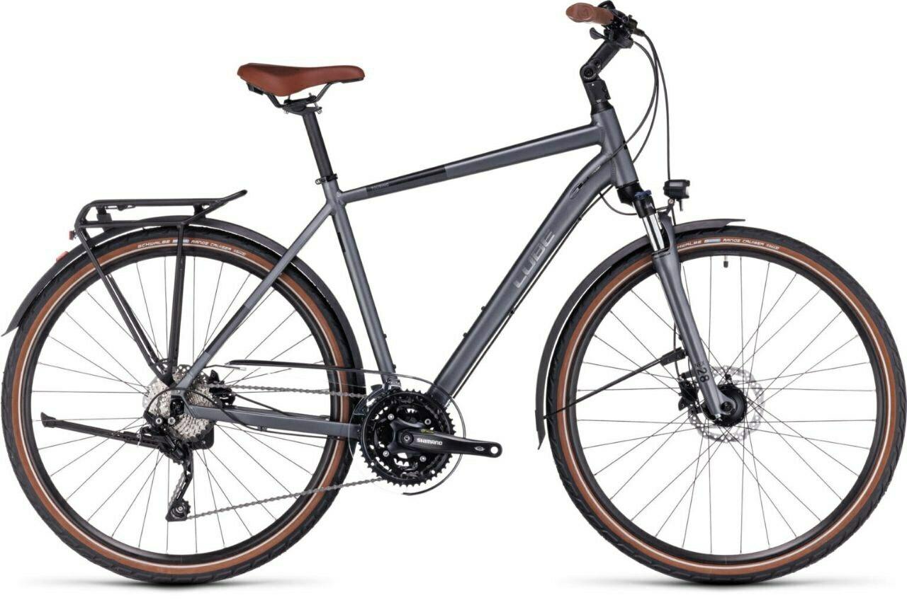2022 Cube Cube Touring XC Silver, gray or bare metal
