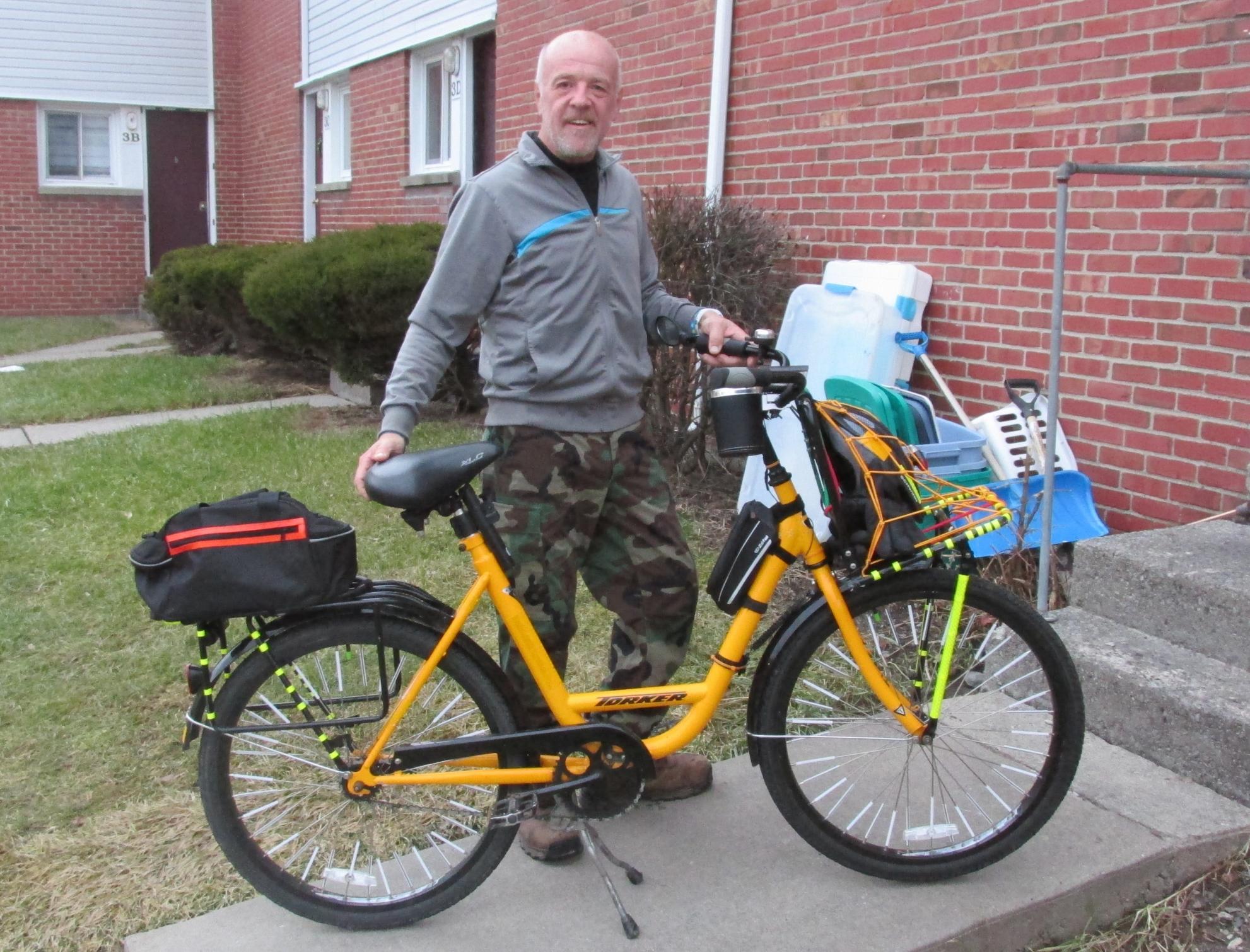 2015 Torker Cargo T cargo bike (front storage) Yellow or Gold