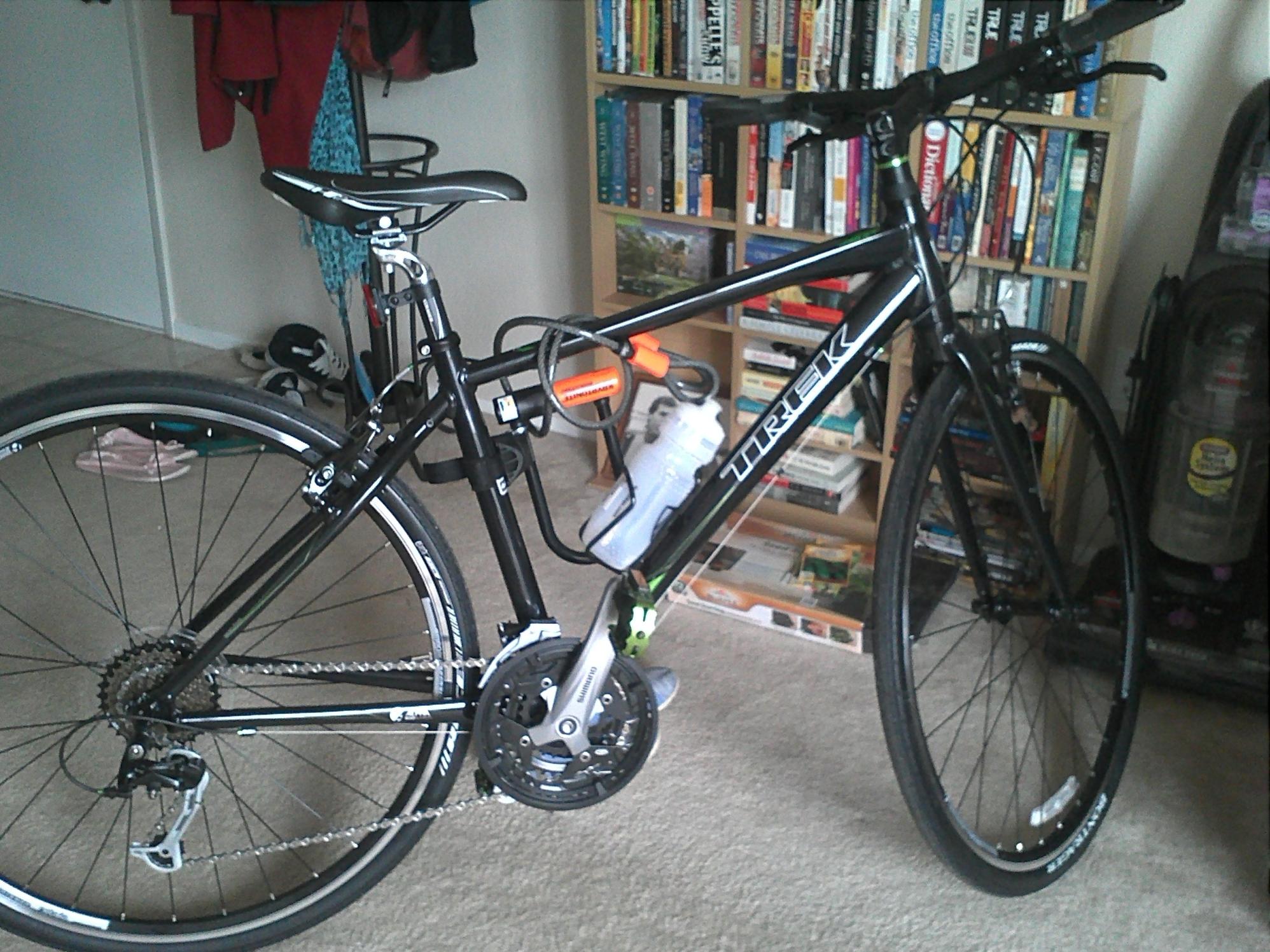 2013 Trek 7.3 FX Black and Green