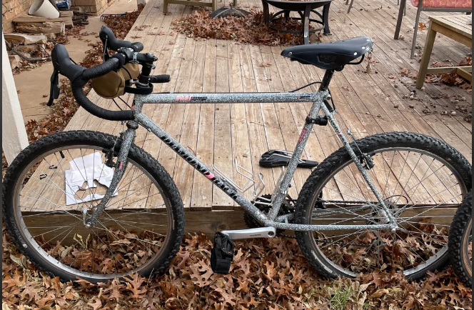 1991 Diamondback Topanga Silver, gray or bare metal, Black, and Pink