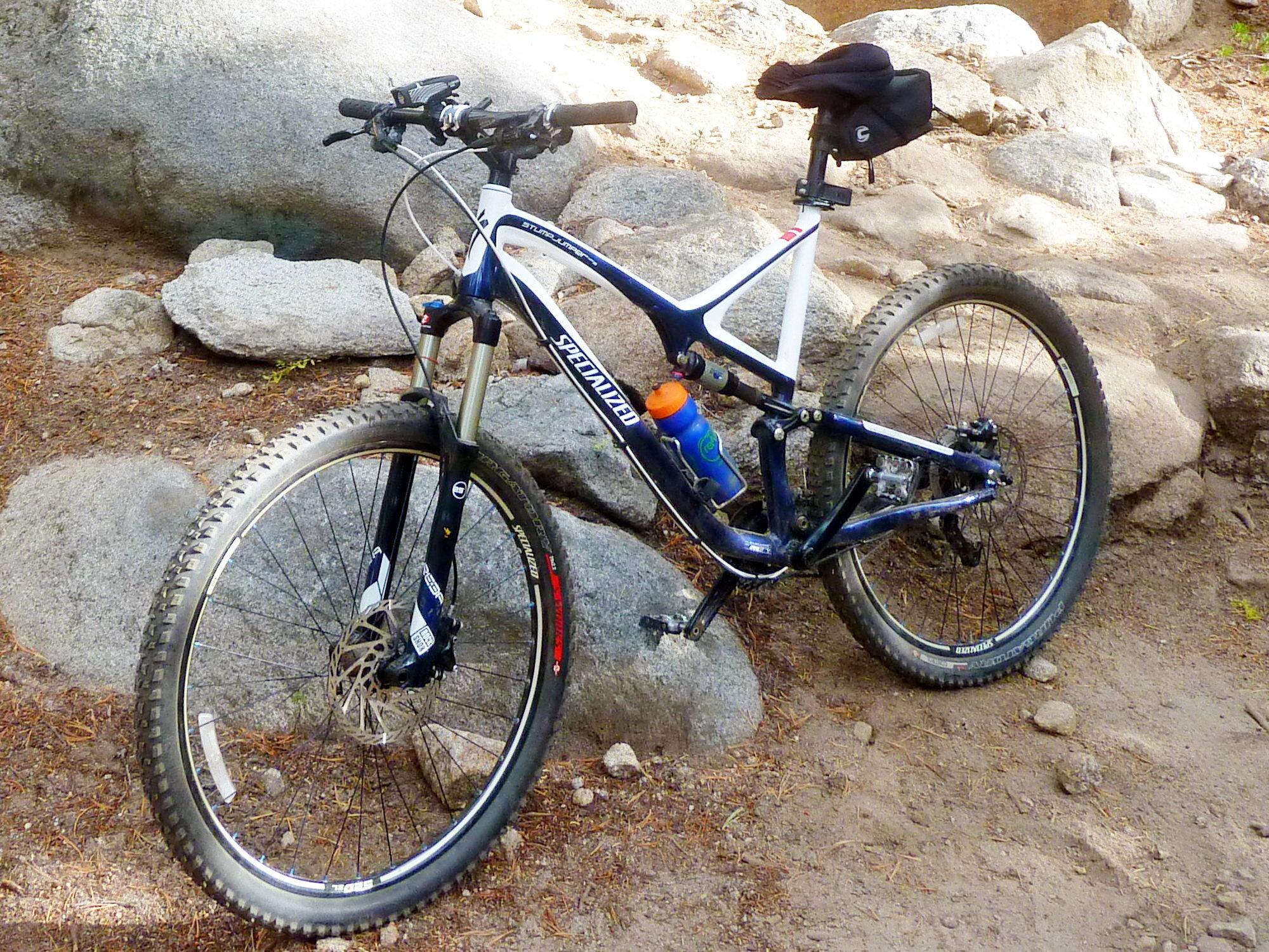 2011 Specialized Stumpjumper FSR Comp 29er  White and Blue