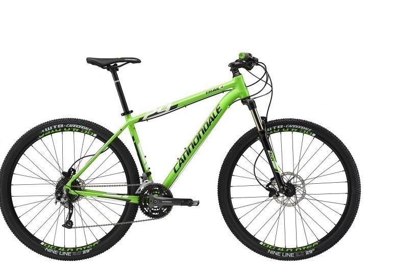 2015 Cannondale Trail 4 29er Mens Medium Green, Black, and White
