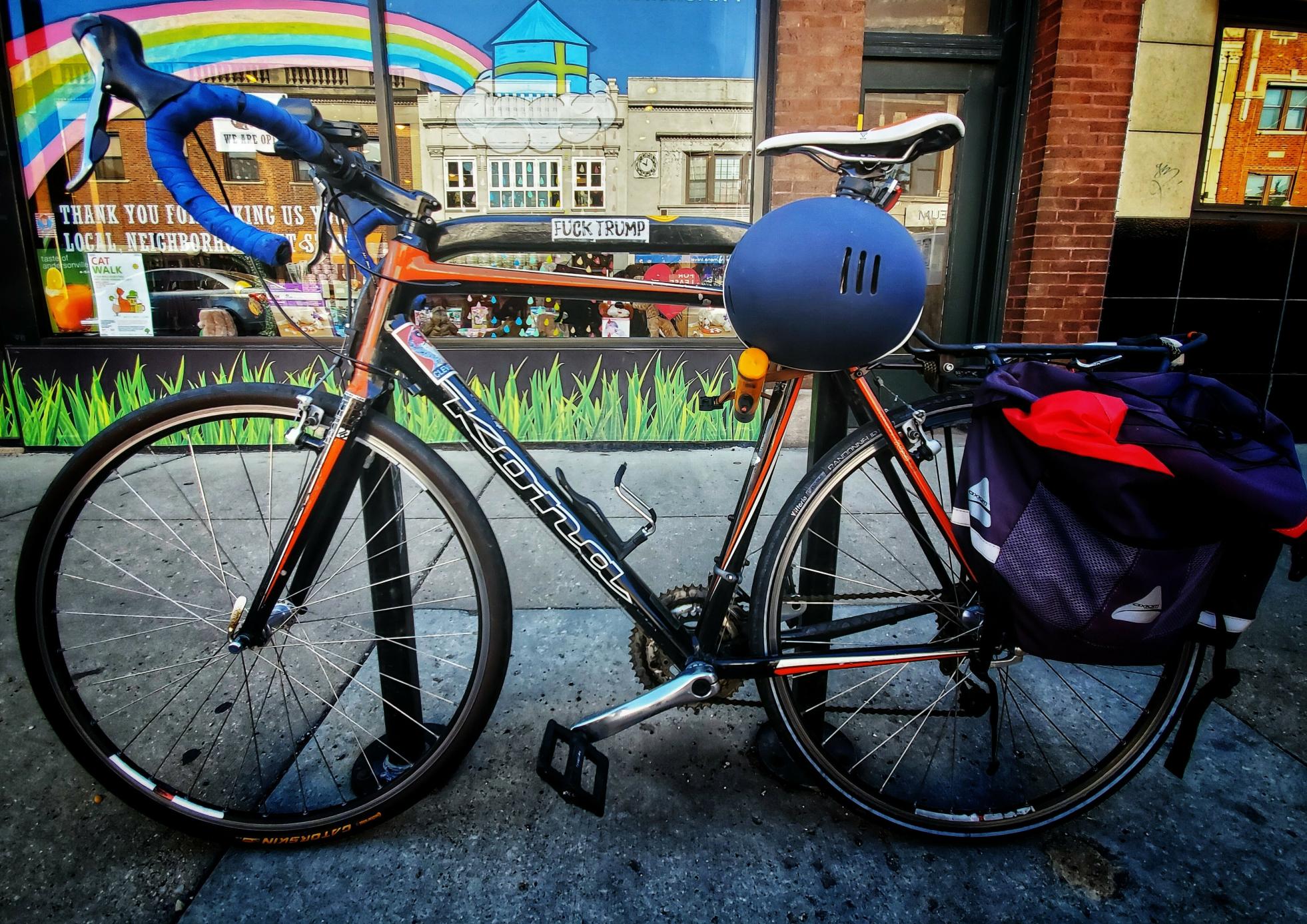 2012 Kona jake Black and Orange