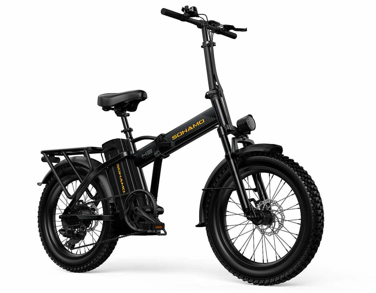 2023 SOHAMO H3 Folding E-Bike Black