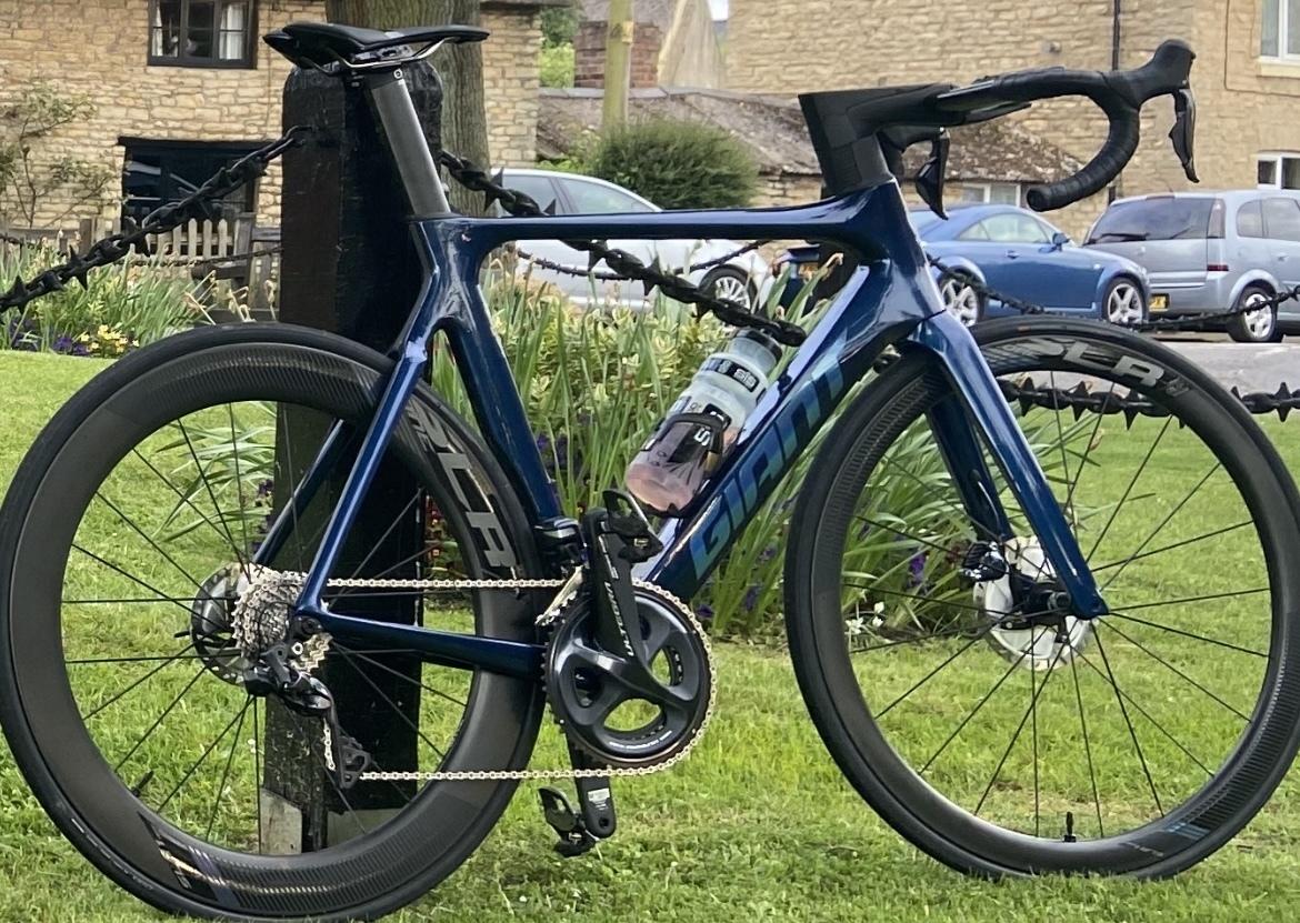 2020 Giant Propel Advanced Pro 1 Disc ML Metalli... Blue