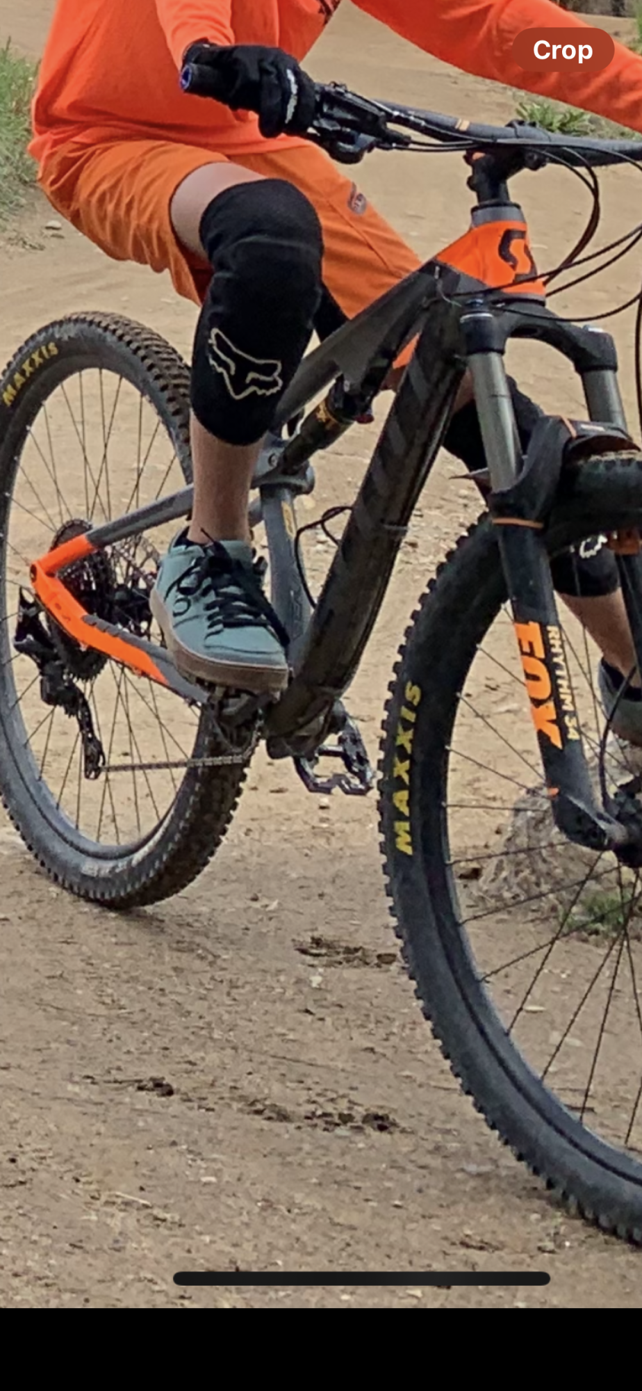 2020 SCOTT Genius Silver, gray or bare metal and Orange