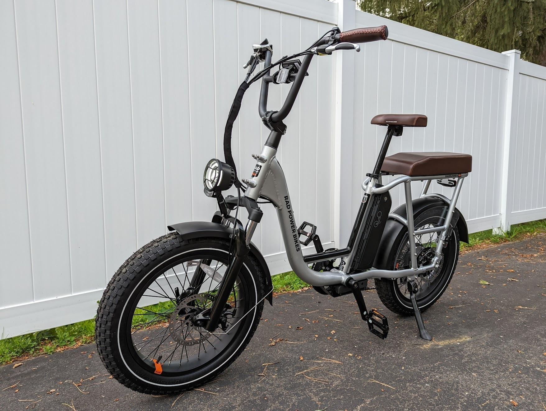 2023 Rad Power Bikes Radrunner Plus Silver, gray or bare metal