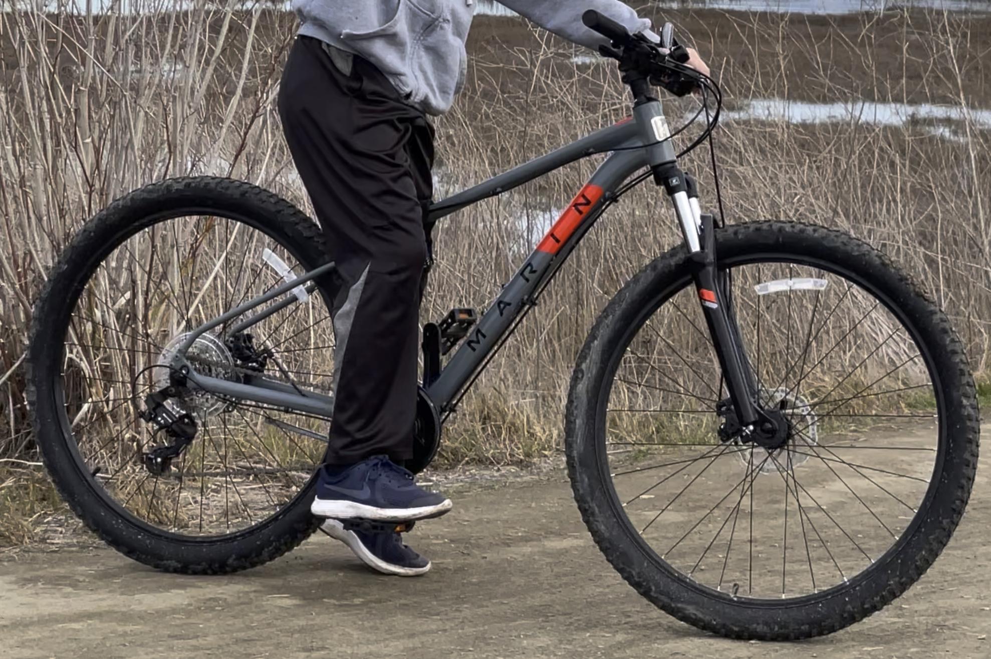 2021 Marin Bikes Bolinas Ridge 1 Silver, gray or bare metal