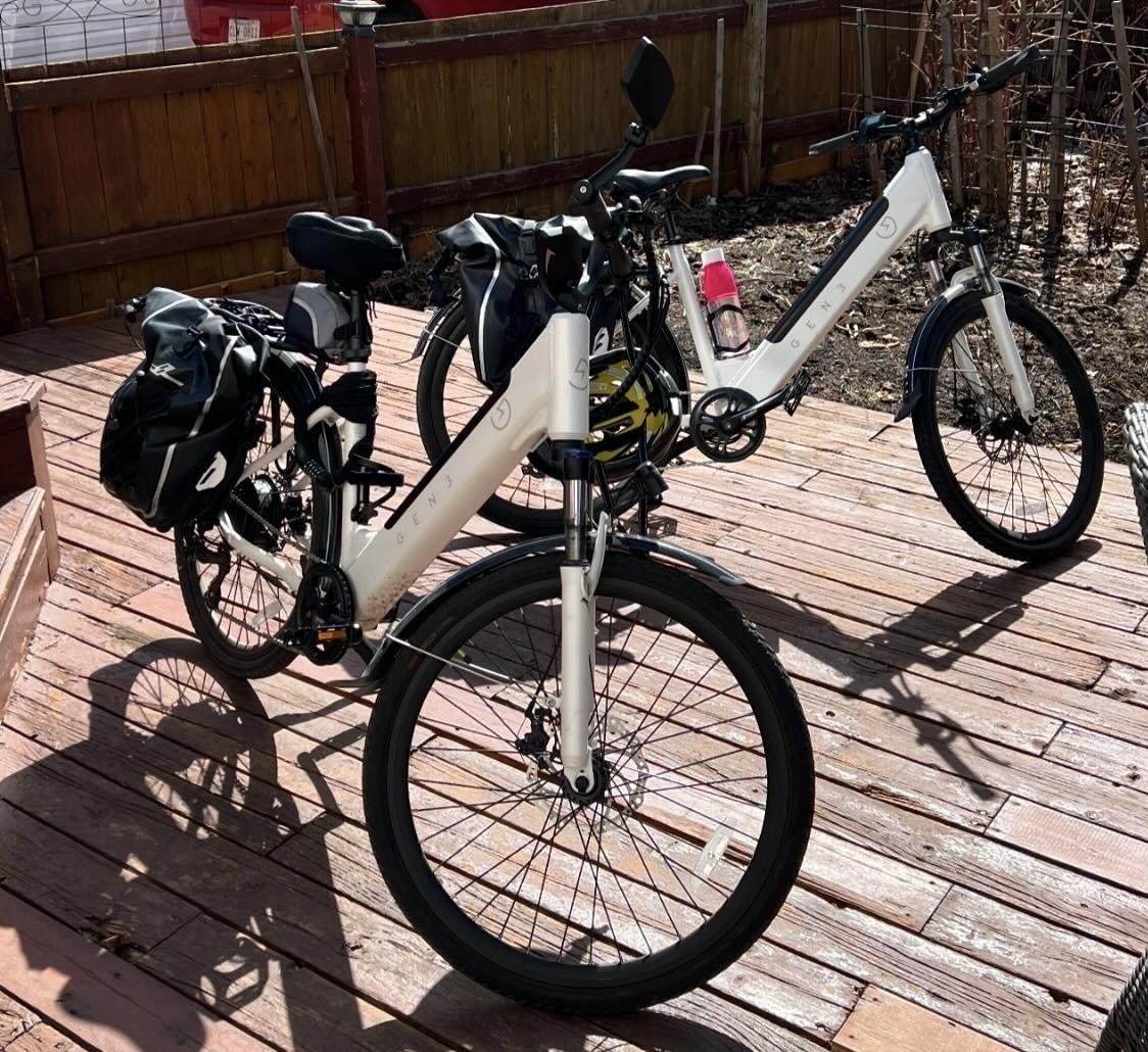 2021 Gen3 Stride Step Thru Electric Bike White