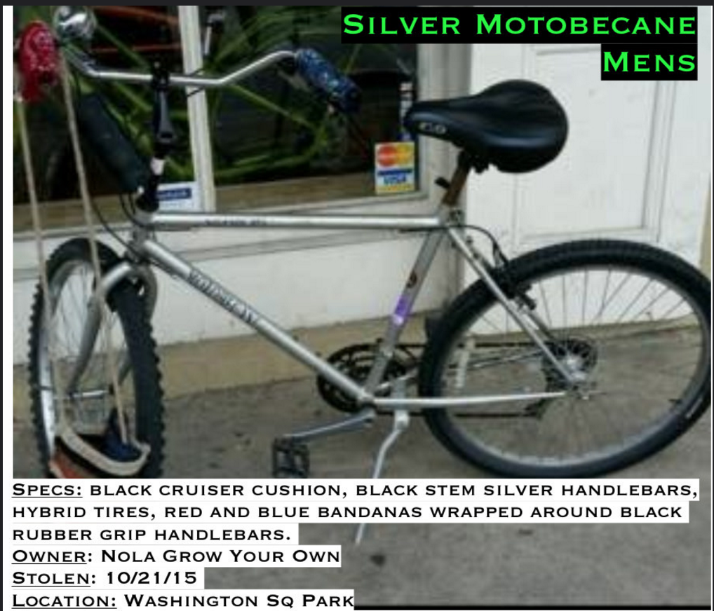 Motobecane Mens Silver or Gray