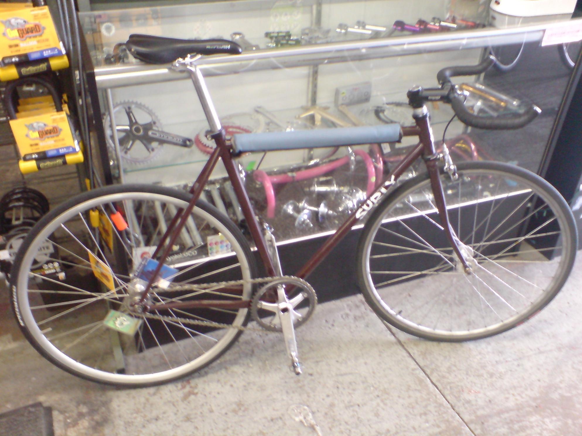 2010 Surly Steamroller  Purple (this is actually a different bike, smaller but similarly outfitted)