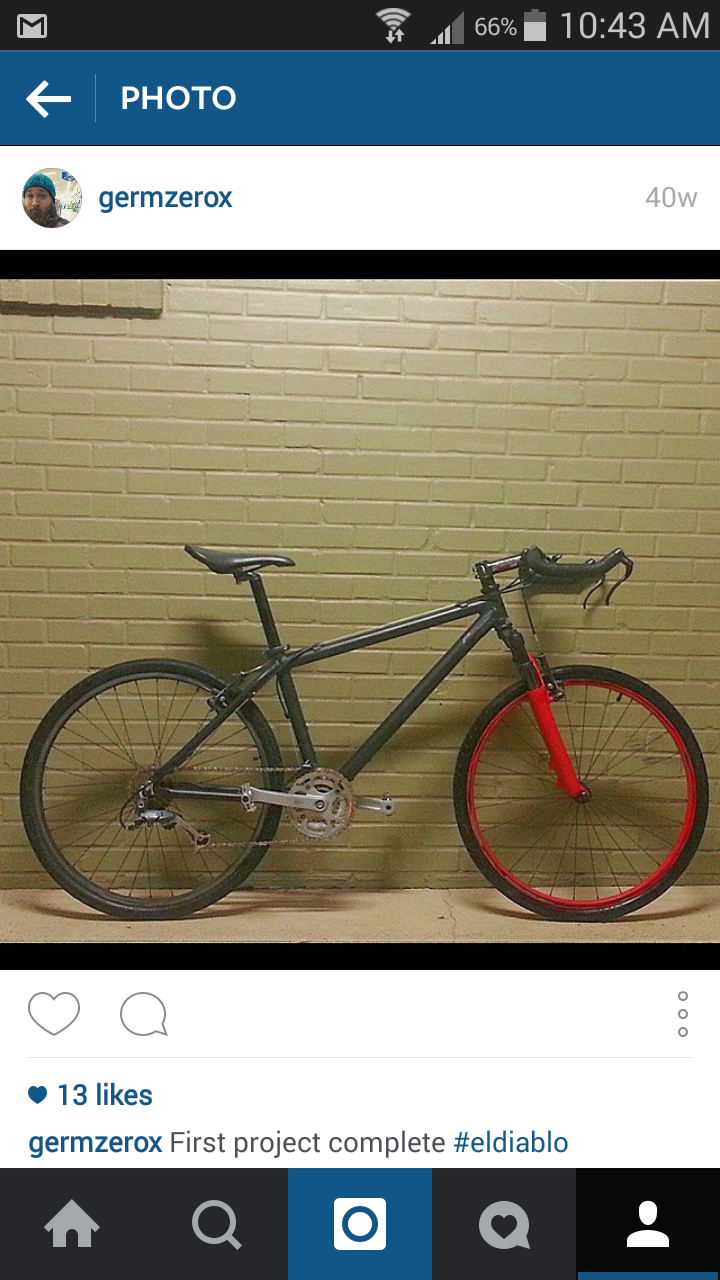 1998 Gary Fisher Black and Red