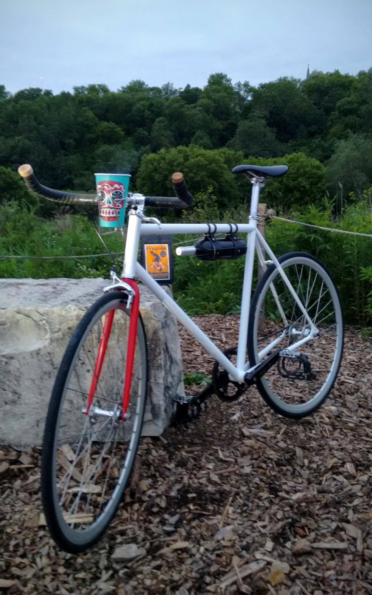 2009 Waterford Fixed Gear, no decals, 58cm White