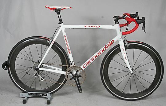2010 Cannondale Caad9  White and Red