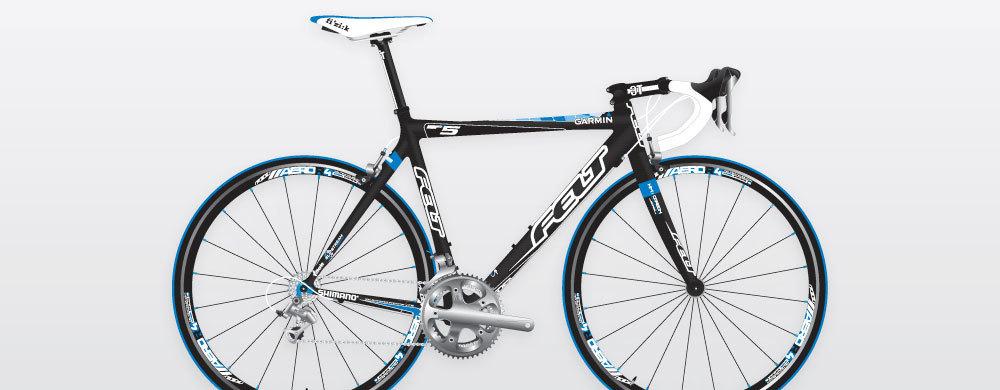 2010 Felt F5 Garmin Team Black and Blue